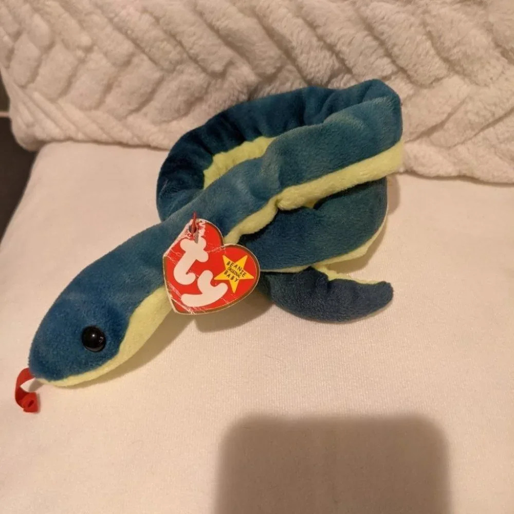 Rare Hissy TY Beanie Baby Retired‎ with tag error